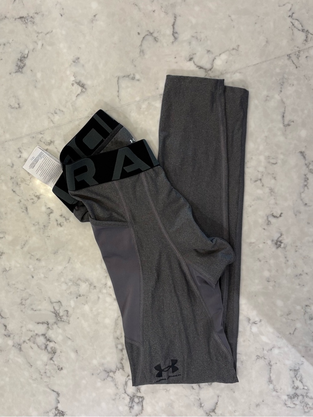 Under Armour Men’s Small Dark‎ Gray Compression Tights -Heat Gear-
